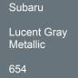 Preview: Subaru, Lucent Gray Metallic, 654.